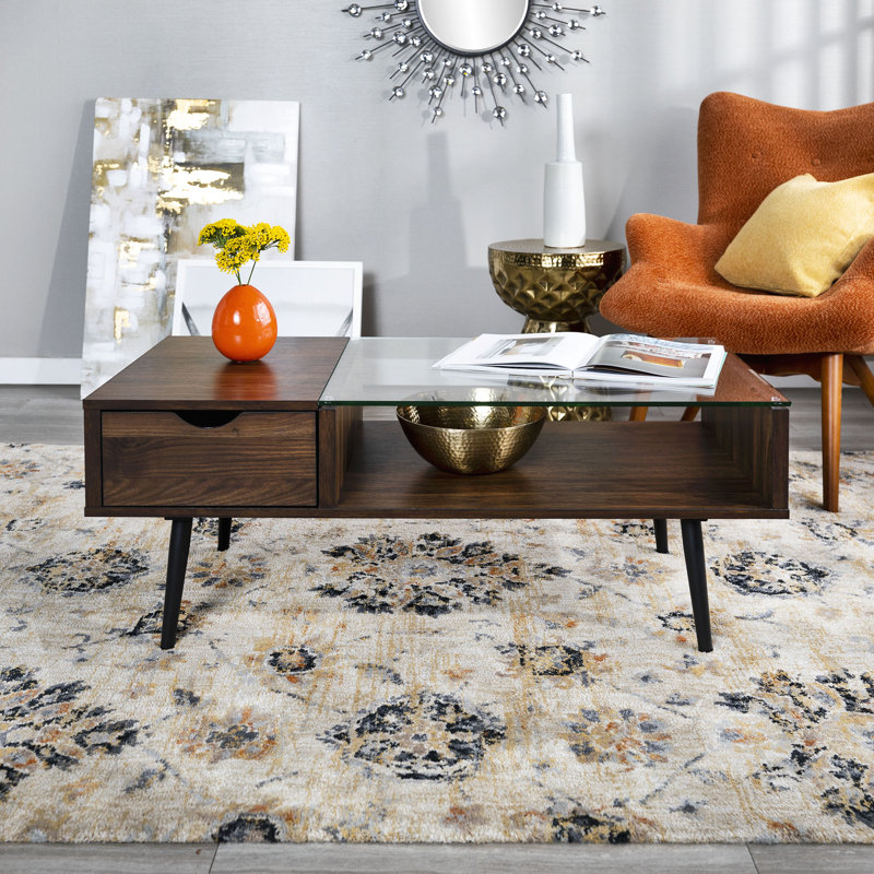 Foundstone™ Dexter Coffee Table with Storage & Reviews Wayfair